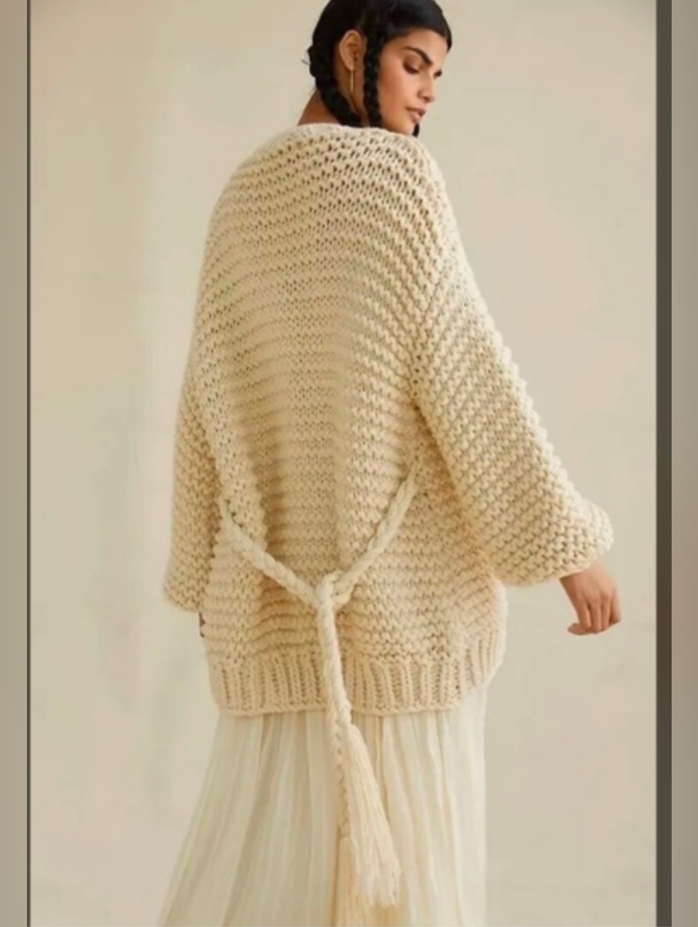 Anthropologie Chunky Knit Cardigan